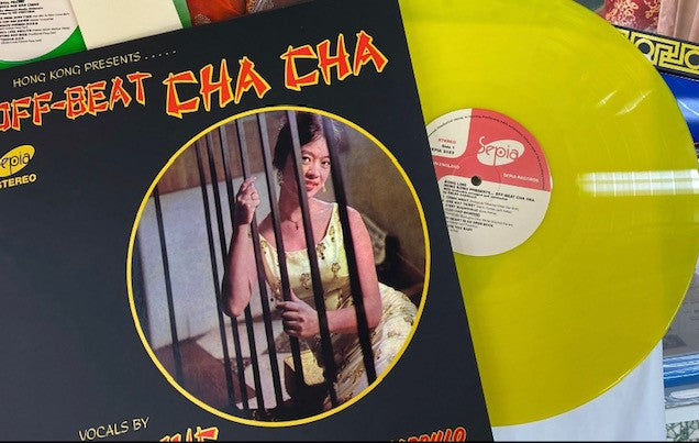 KONG LING OFF BEAT CHA CHA YELLOW VINYL MADE IN ENGLAND