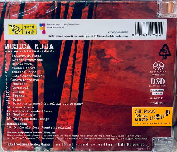 MUSICA NUDA  - VERSO SUD (SACD) CD