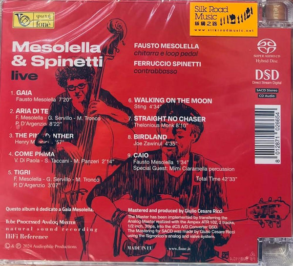 MESOLELLA & SPINETTI LIVE  (SACD) CD