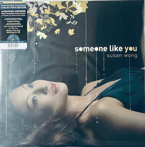 SUSAN WONG - SOMEONE LIKE YOU (TRANSPARENT GREEN ) VINYL