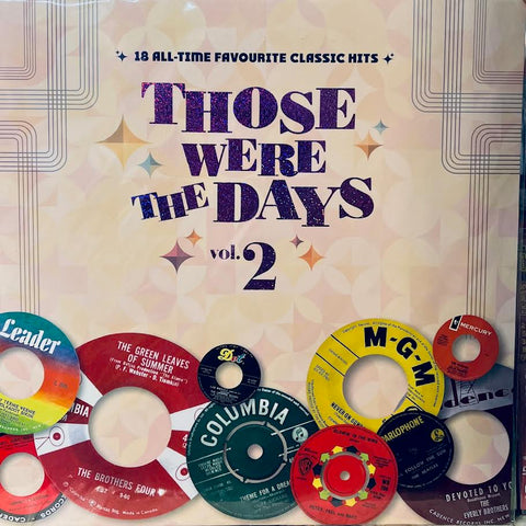 THOSE WERE THE DAYS VOL 2 - VARIOUS ARTISTS (VINYL) MADE IN JAPAN