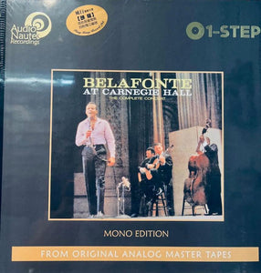 HARRY BELAFONTE - AT CARNEGIE HALL THE COMPLETE CONCERT 2 X VINYL