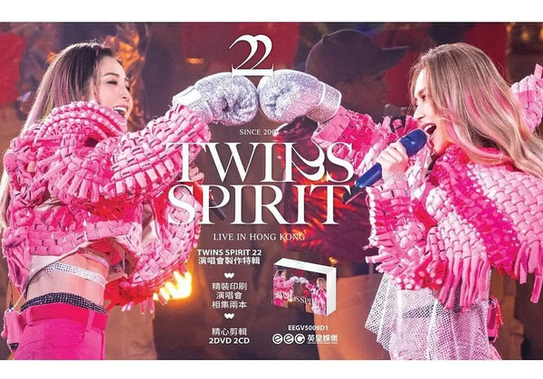 TWINS - SPIRIT SINCE 2001 LIVE IN HONG KONG (2DVD + 2CD) REGION FREE