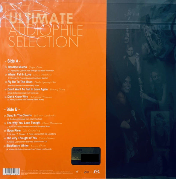 ULTIMATE AUDIOPHILE SELECTION - VAROIUS ARTISTS (ORANGE VINYL) MADE IN JAPAN