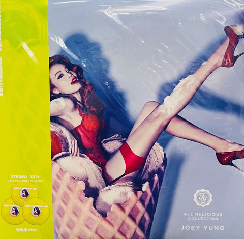 JOEY YUNG - 容祖兒 ALL DELICIOUS COLLECTION 快歌精選( 3 X YELLOW VINYL) MADE IN JAPAN