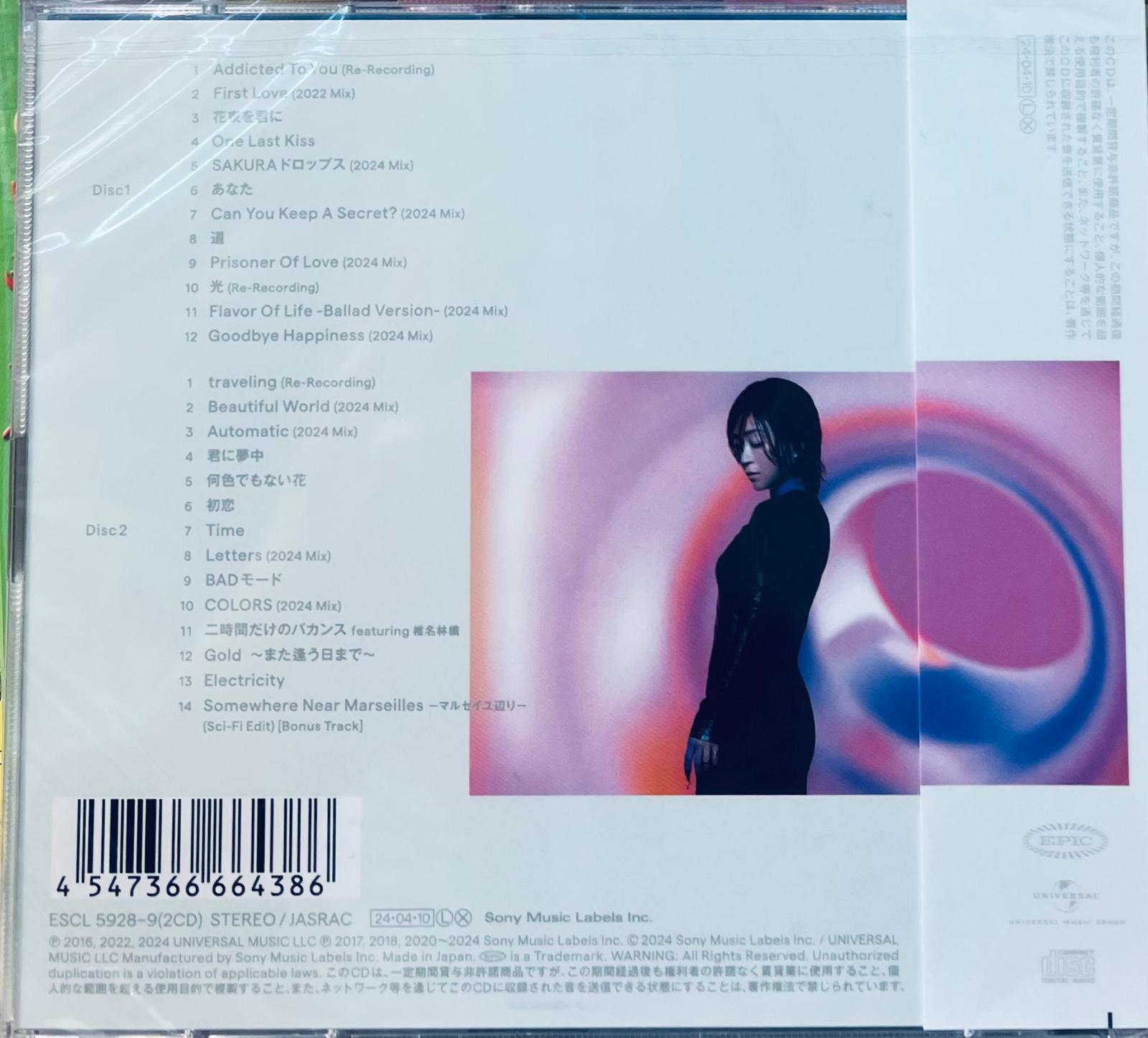 UTADA HIKARU - 宇多田光 SCIENCE FICTION (JAPAN IMPORT) 2CD – MUSICCDHK