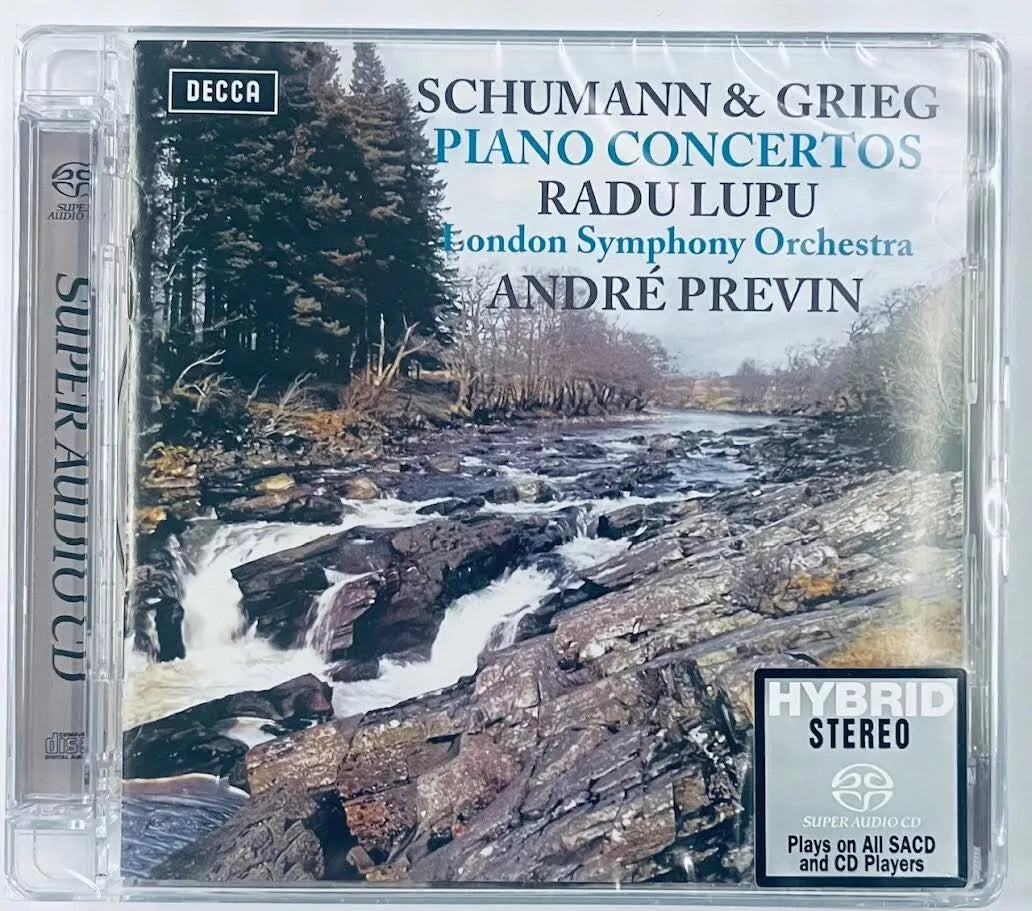 RADU LUPU - SCHUMANN & GRIEG PIANO CONCERTOS (SACD) CD MADE IN JAPAN