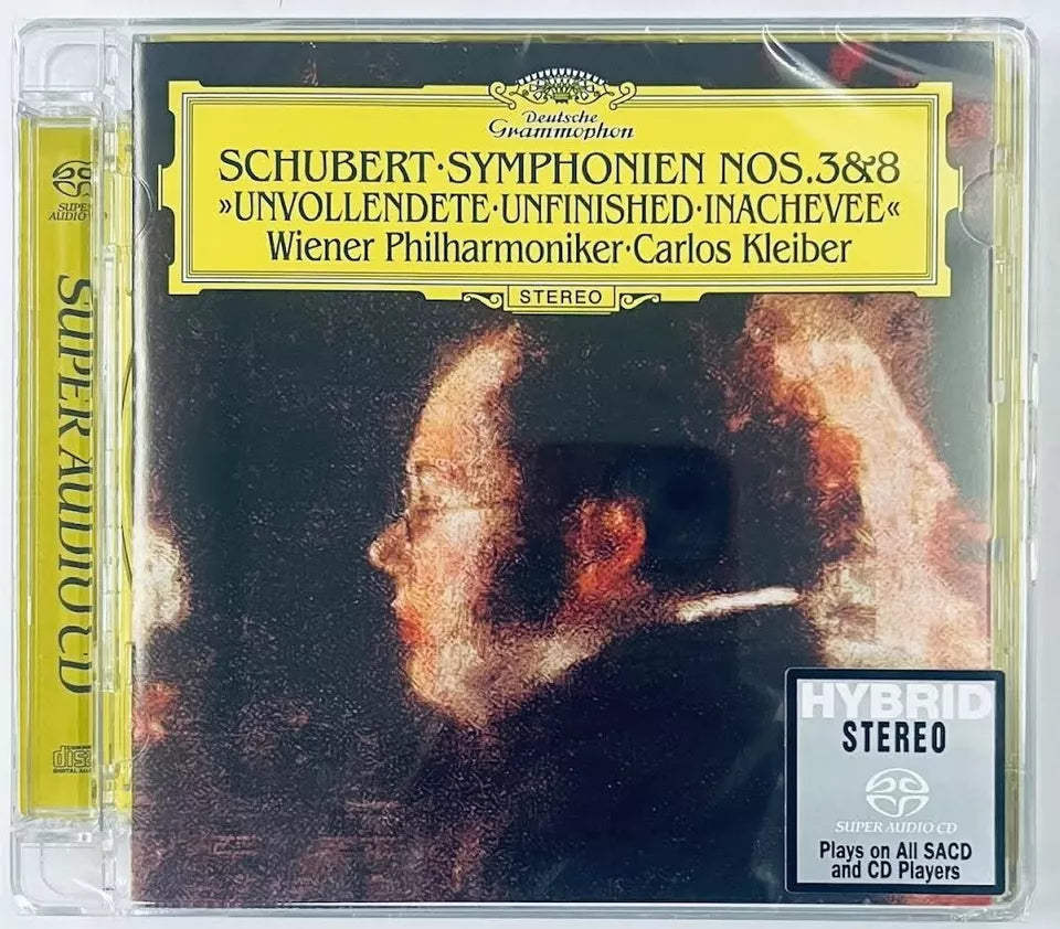 CARLOS KLEIBER - SCHUBERT SYMPHONIEN NOS.3 & 8 (SACD) CD MADE IN JAPAN