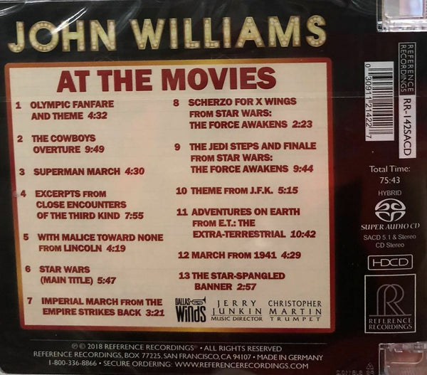 JOHN WILLIAMS - AT THE MOVIES (SACD) MADE IN GERMANY