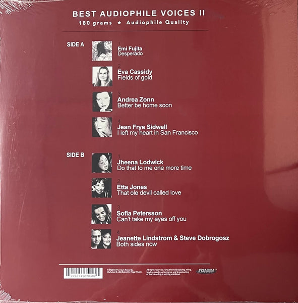 BEST AUDIOPHILE VOICES VOL 2 - VARIOUS ARTISTS (VINYL)