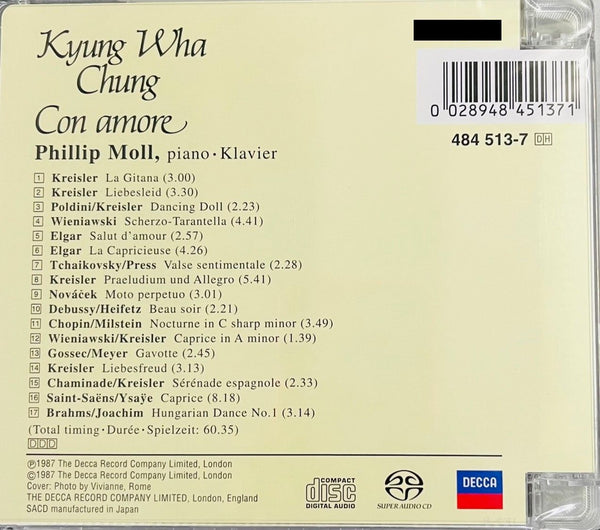 KYUNG WHA CHUNG - CON AMORE (SACD) MADE IN JAPAN